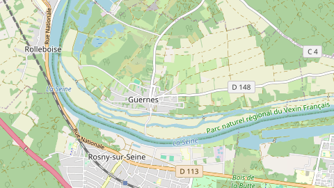 Carte de localisation de l'évènement