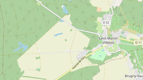 Carte de localisation de l'évènement