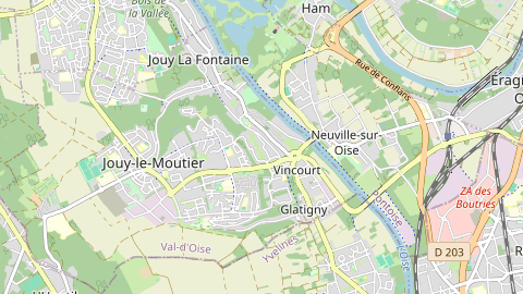Carte de localisation de l'évènement