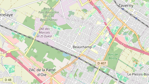 Carte de localisation de l'évènement