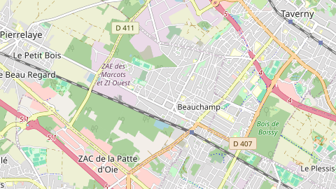 Carte de localisation de l'évènement