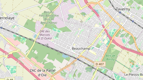 Carte de localisation de l'évènement