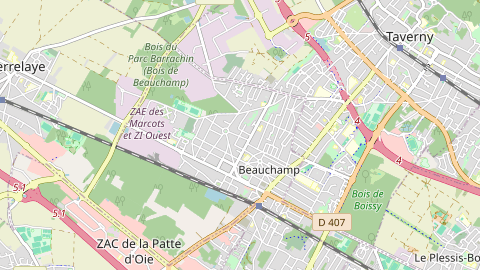 Carte de localisation de l'évènement