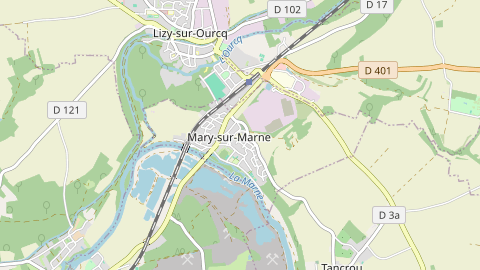 Carte de localisation de l'évènement