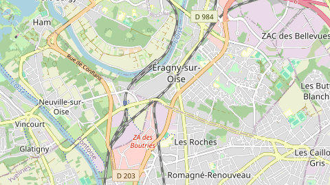 Carte de localisation de l'évènement