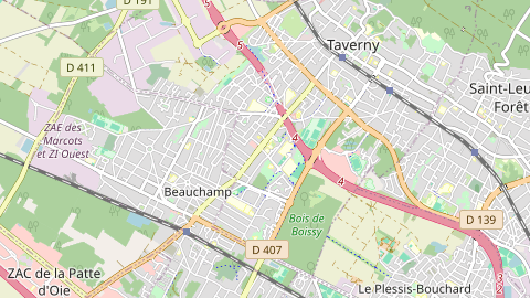Carte de localisation de l'évènement