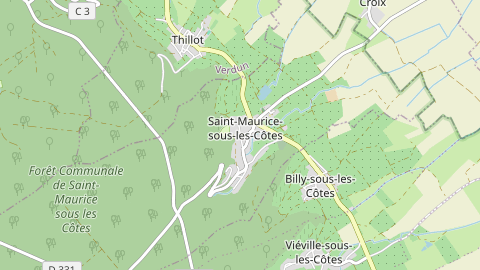 Carte de localisation de l'évènement