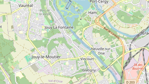 Carte de localisation de l'évènement