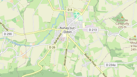 Carte de localisation de l'évènement