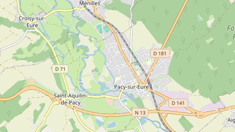 Carte de localisation de l'évènement