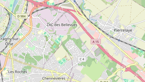 Carte de localisation de l'évènement