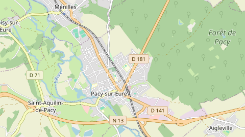 Carte de localisation de l'évènement
