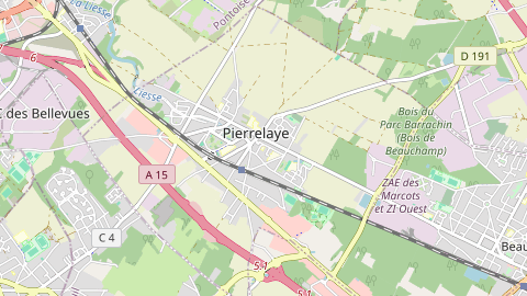 Carte de localisation de l'évènement