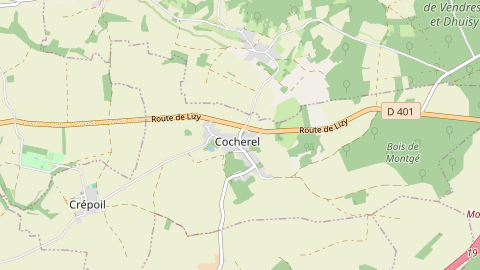 Carte de localisation de l'évènement