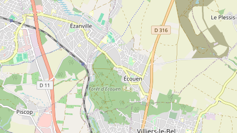 Carte de localisation de l'évènement