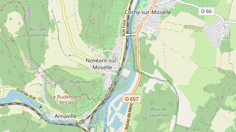 Carte de localisation de l'évènement