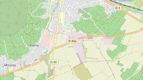 Carte de localisation de l'évènement