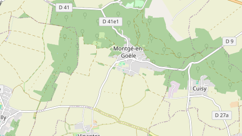 Carte de localisation de l'évènement