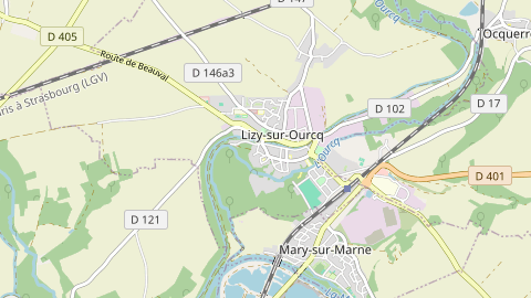 Carte de localisation de l'évènement