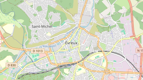 Carte de localisation de l'évènement