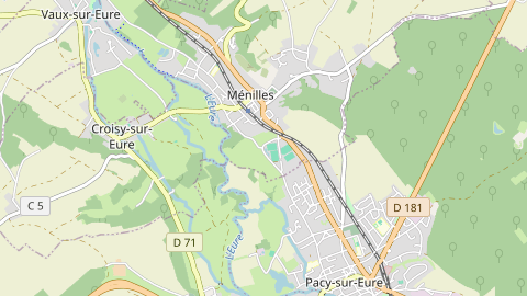 Carte de localisation de l'évènement