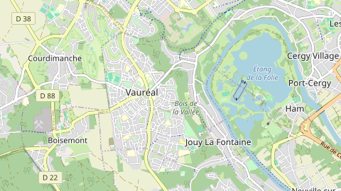 Carte de localisation de l'évènement