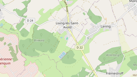 Carte de localisation de l'évènement