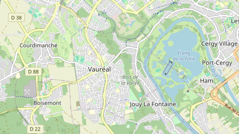 Carte de localisation de l'évènement
