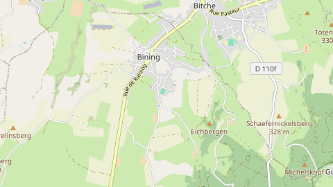 Carte de localisation de l'évènement