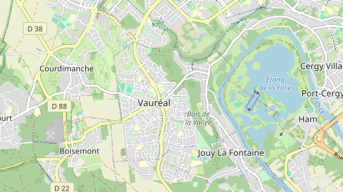 Carte de localisation de l'évènement