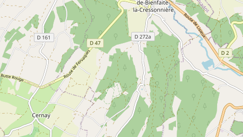 Carte de localisation de l'évènement