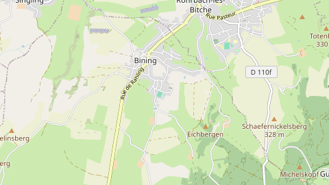 Carte de localisation de l'évènement