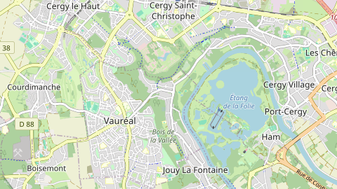 Carte de localisation de l'évènement