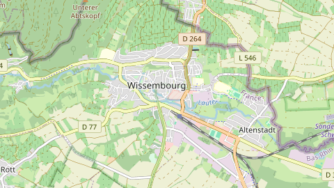 Carte de localisation de l'évènement