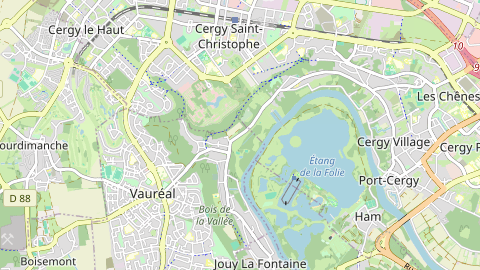 Carte de localisation de l'évènement