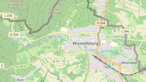 Carte de localisation de l'évènement