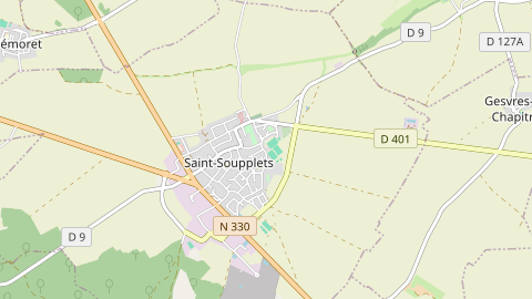Carte de localisation de l'évènement