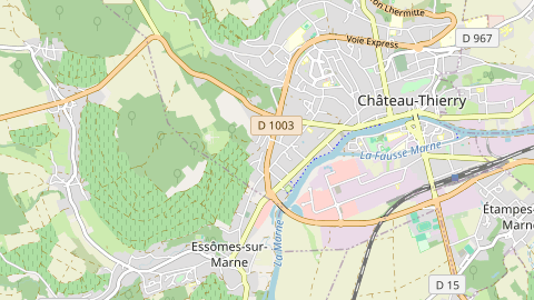 Carte de localisation de l'évènement