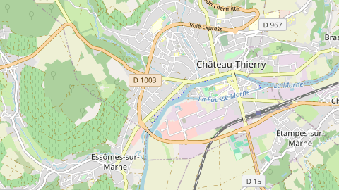 Carte de localisation de l'évènement