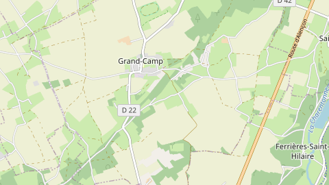 Carte de localisation de l'évènement