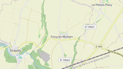 Carte de localisation de l'évènement