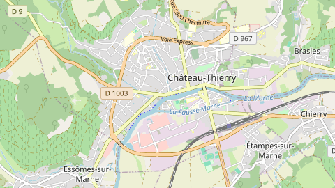 Carte de localisation de l'évènement