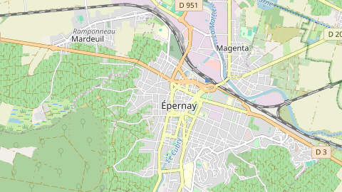 Carte de localisation de l'évènement