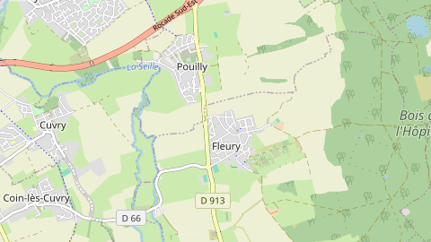 Carte de localisation de l'évènement