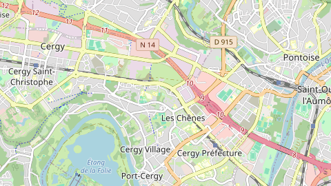 Carte de localisation de l'évènement