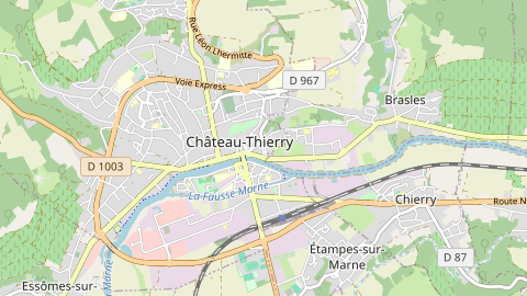 Carte de localisation de l'évènement
