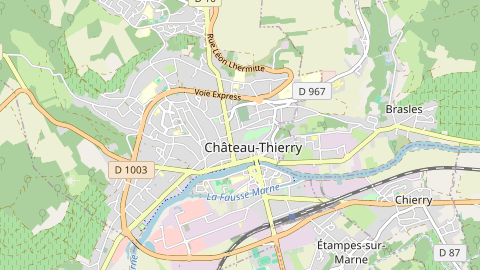 Carte de localisation de l'évènement