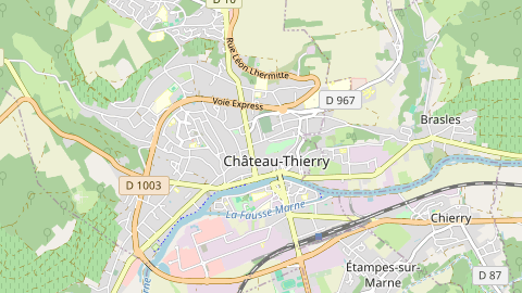 Carte de localisation de l'évènement