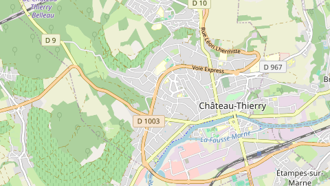 Carte de localisation de l'évènement