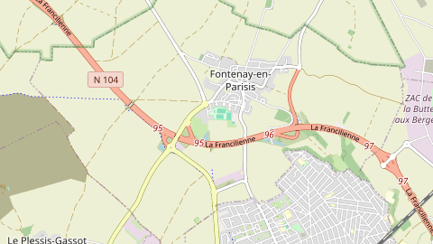 Carte de localisation de l'évènement